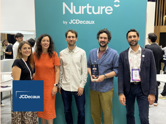 🏅Fiers remporte le prix Nurture 2026 de JCDecaux à l’occasion de VivaTech