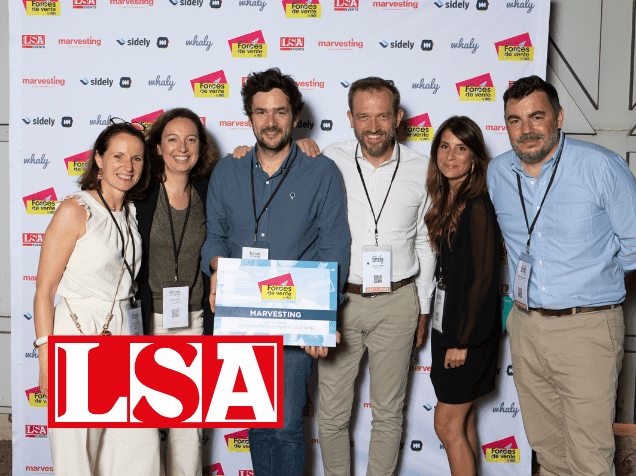 🥇Trophée LSA de la force de vente avec Marvesting – catégorie PME